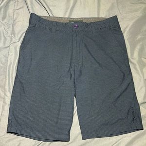 Oniell Shorts Mens Size 30 Color Blue & Black Striped